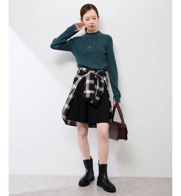 Rope&rsquo;Picnic「アンチピリングプチハイネックニット/リンクコーデ」|ニット・セーター|