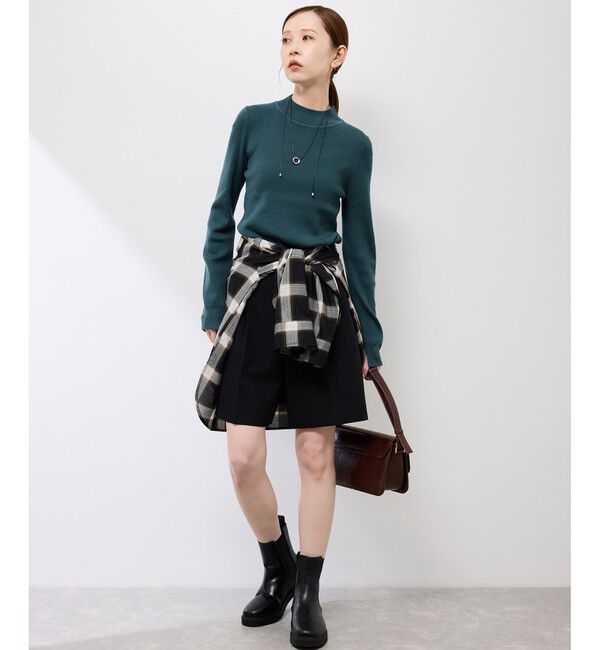 Rope&rsquo;Picnic「アンチピリングプチハイネックニット/リンクコーデ」|ニット・セーター|