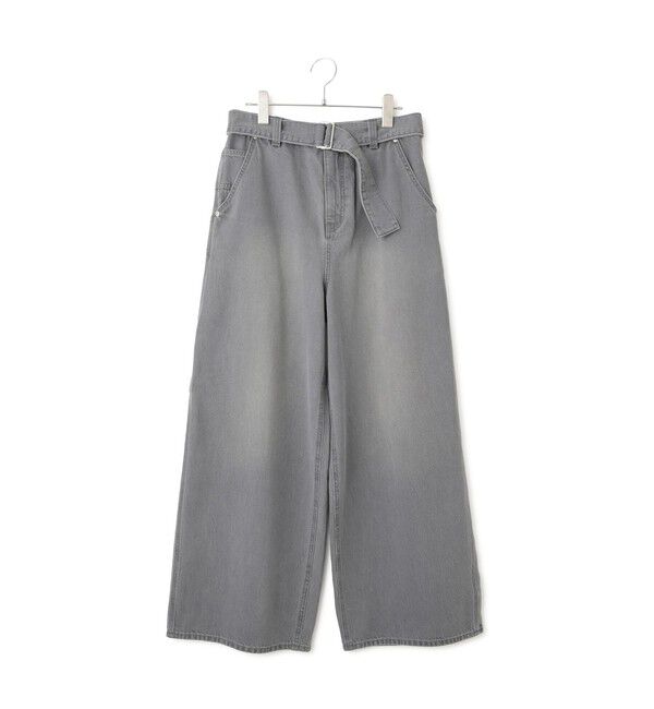 ADAM ET ROPE'「ペインターワイドパンツ」|チノ|