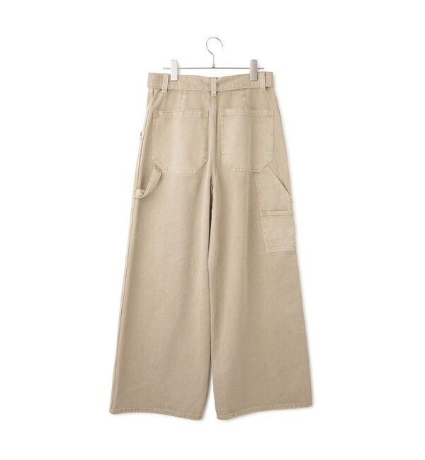 ADAM ET ROPE'「ペインターワイドパンツ」|チノ|