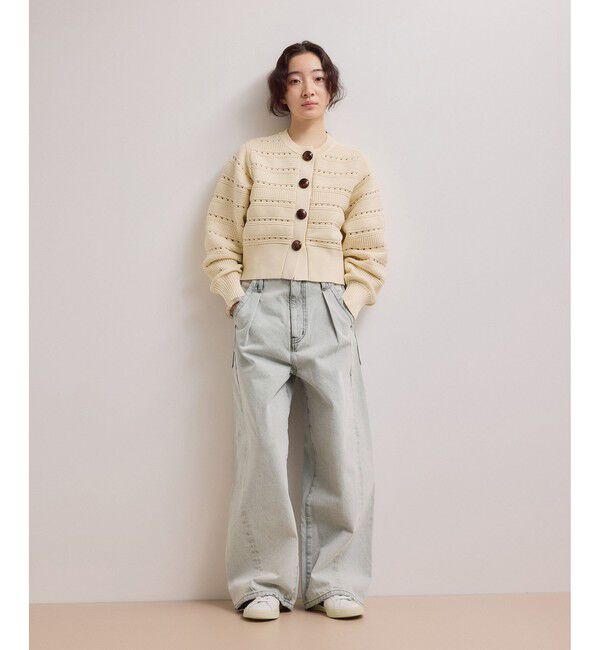 ADAM ET ROPE'「【WEB限定】・【サステナブル】ディープライズワイドデニム」|デニム|