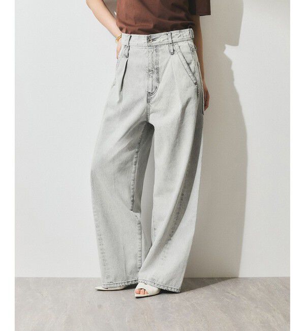 ADAM ET ROPE'「【WEB限定】・【サステナブル】ディープライズワイドデニム」|デニム|