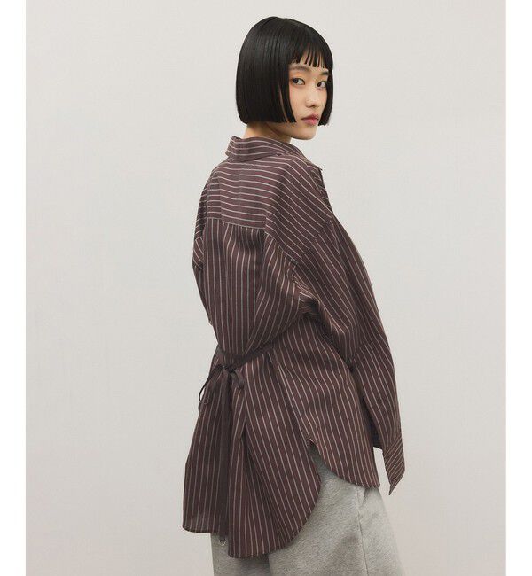 ADAM ET ROPE'「バックベルテッドシャツ」|シャツ・ブラウス|