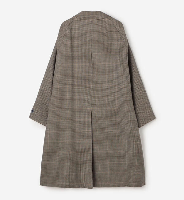 ORCIVAL「ORCIVAL |〈別注〉ウールチェック バルマカーンコート MEN」|ステンカラーコート|