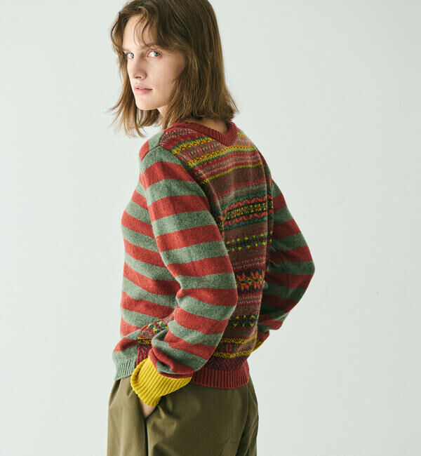  「ERIBE | ウール 2WAY ニットプルオーバー WOMEN」|ニット・セーター|