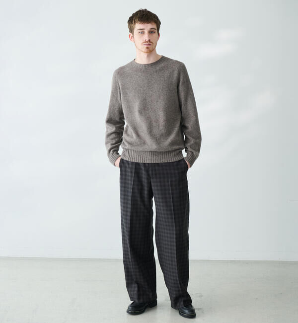 Morris & Sons「MORRIS & SONS | ジーロンラム クルーネックニット MEN」|ニット・セーター|
