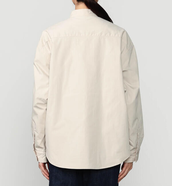 DANTON「DANTON | ポプリン 長袖シャツジャケット WOMEN」|ダウン|