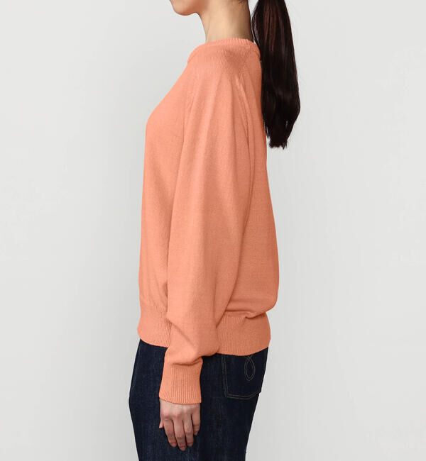 Morris & Sons「MORRIS & SONS | コットン サドルショルダーニット WOMEN」|ニット・セーター|