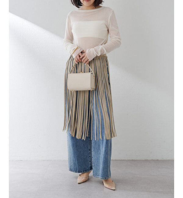  「フロッキーバックシャンカットソー」|Tシャツ・カットソー|