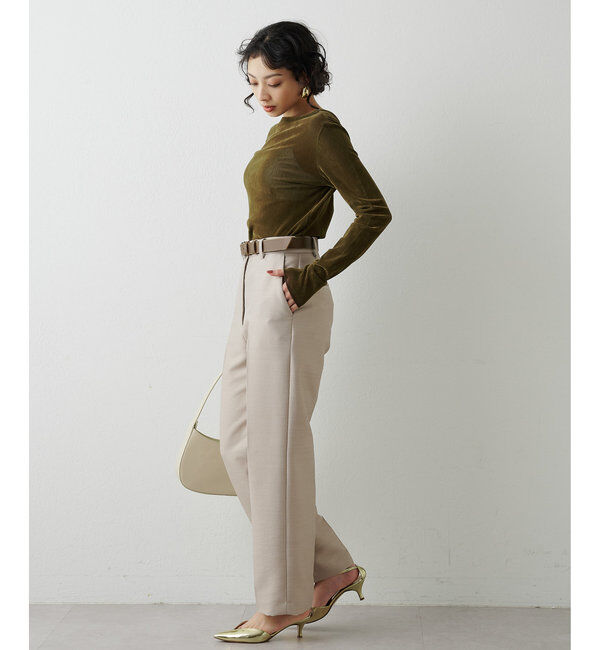  「フロッキーバックシャンカットソー」|Tシャツ・カットソー|