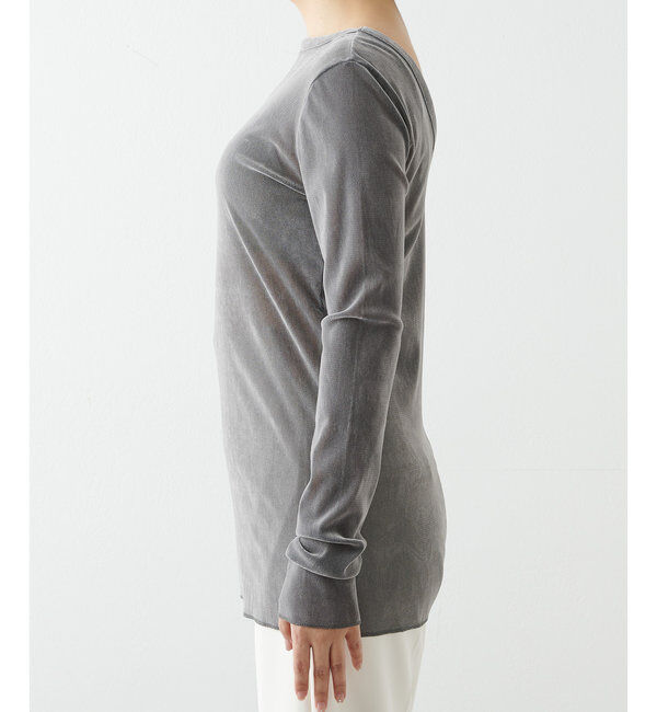  「フロッキーバックシャンカットソー」|Tシャツ・カットソー|