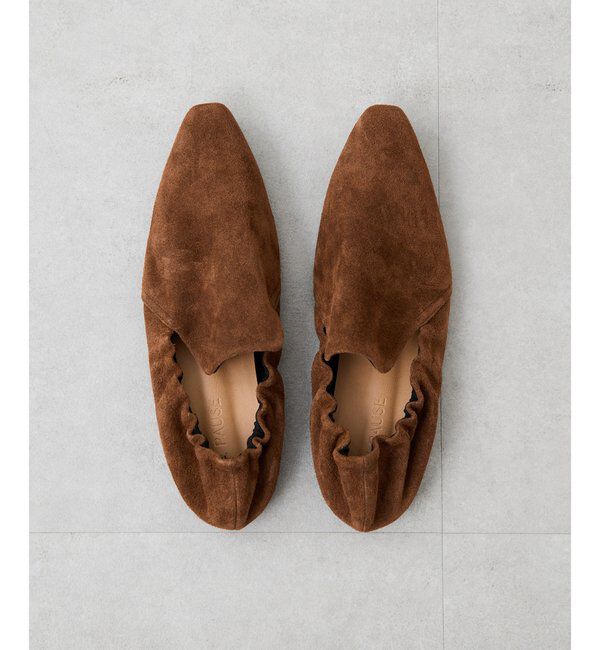  「【THE PAUSE】ギャザーフラットシューズ」|その他|