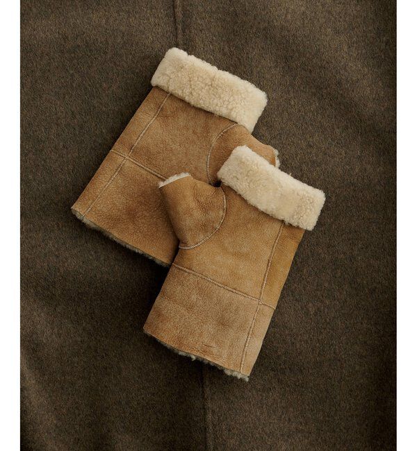  「ムートングローブ」|その他|ライトベージュ