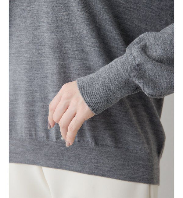 GEMINI「【GEMINI】ハイゲージVネックニットプルオーバー」|ニット・セーター|