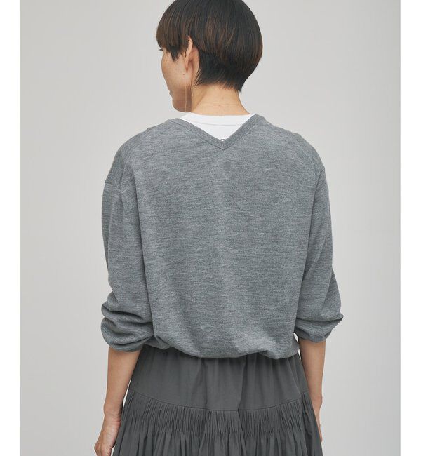 GEMINI「【GEMINI】ハイゲージVネックニットプルオーバー」|ニット・セーター|