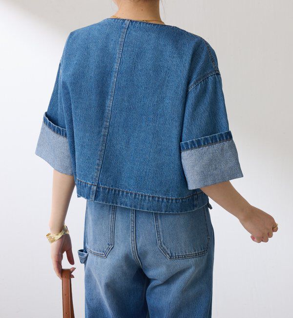  「Q.anos ターンバックジャケット」|ベスト・ジレ|