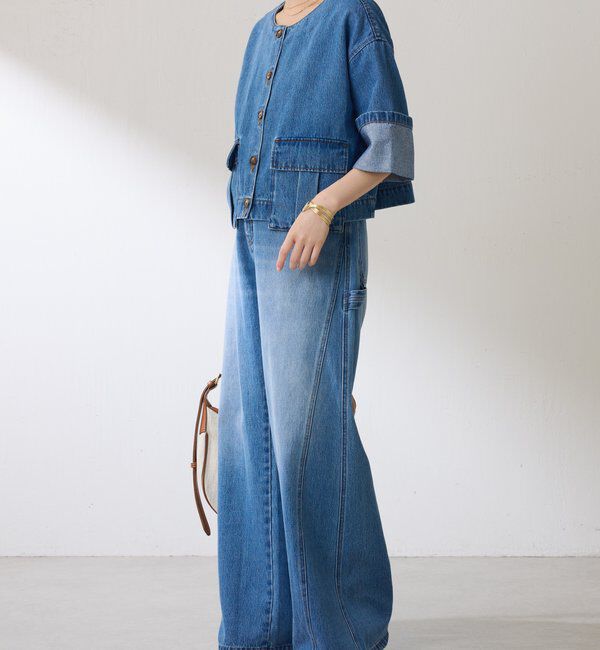  「Q.anos ターンバックジャケット」|ベスト・ジレ|