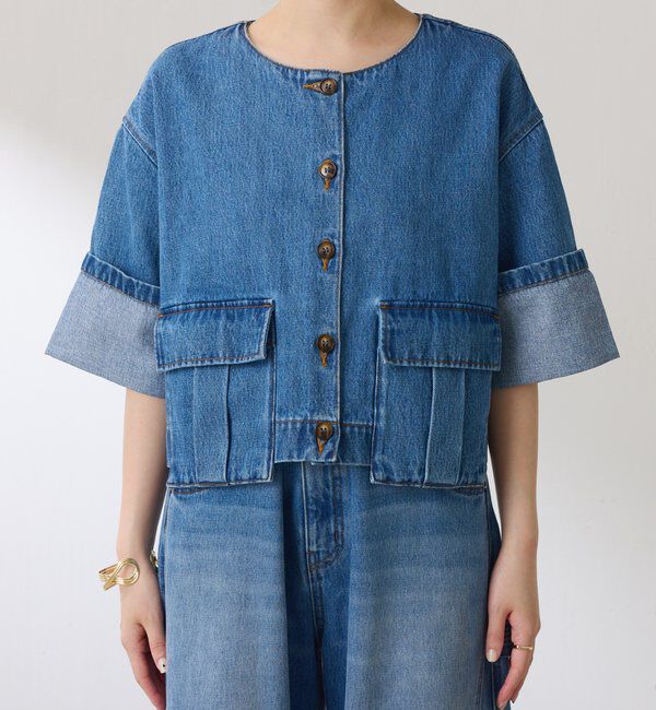  「Q.anos ターンバックジャケット」|ベスト・ジレ|