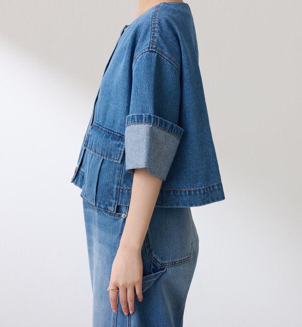  「Q.anos ターンバックジャケット」|ベスト・ジレ|