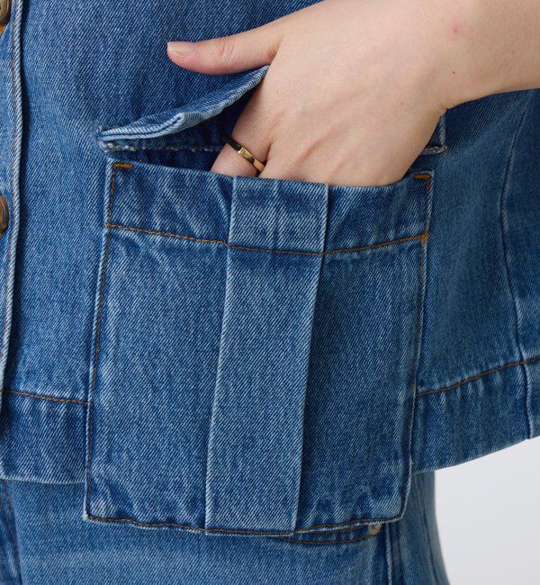  「Q.anos ターンバックジャケット」|ベスト・ジレ|