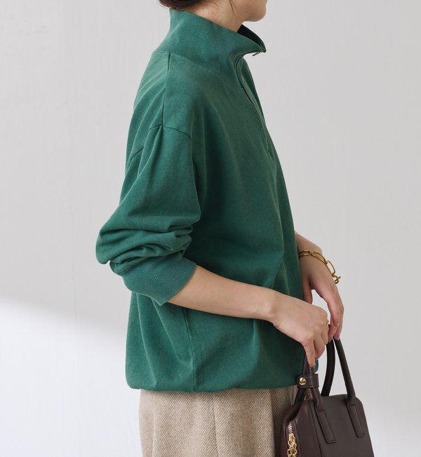  「ハーフジップスウェット」|Tシャツ・カットソー|