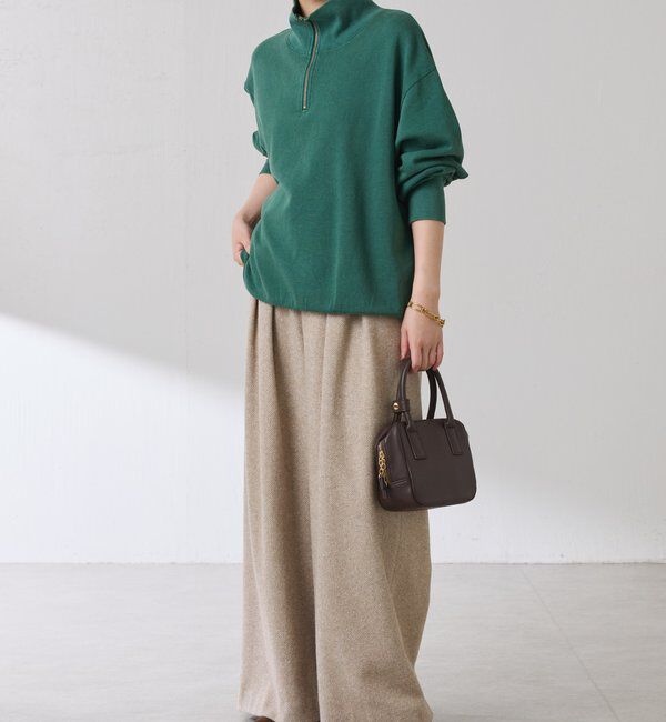  「ハーフジップスウェット」|Tシャツ・カットソー|