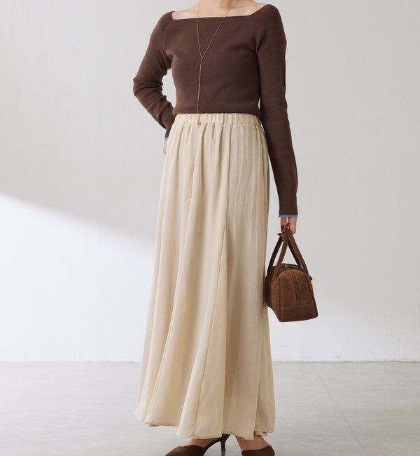  「アンチスタティックフレアスカート」|スカート|