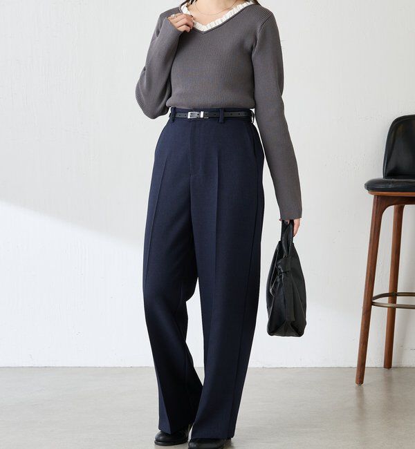  「フリルリブニット」|ニット・セーター|