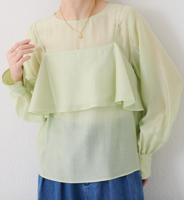  「ビスチェセットブラウス」|シャツ・ブラウス|