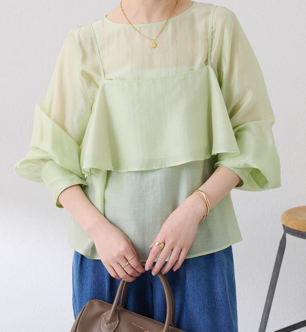  「ビスチェセットブラウス」|シャツ・ブラウス|