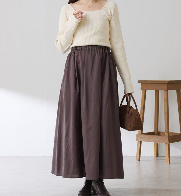  「タックフレアーシアースカート」|スカート|