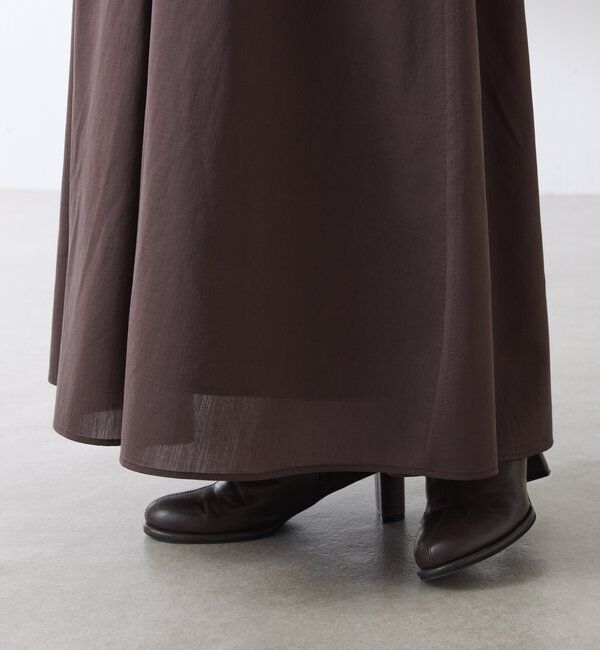  「タックフレアーシアースカート」|スカート|