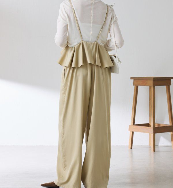  「ラッフルサスペンダーパンツ」|チノ|