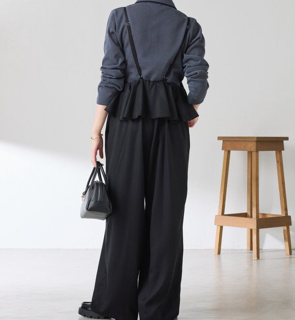  「ラッフルサスペンダーパンツ」|チノ|