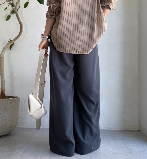  「【累計販売数3万枚突破/22色４サイズ展開！】タックワイドパンツ」|チノ|