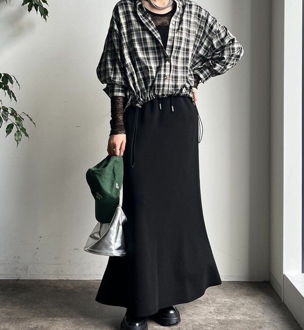  「セットアップドロストスカート」|スカート|