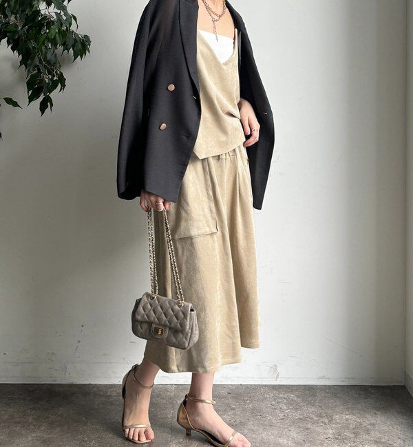  「フェイクスエードハーフパンツ」|チノ|