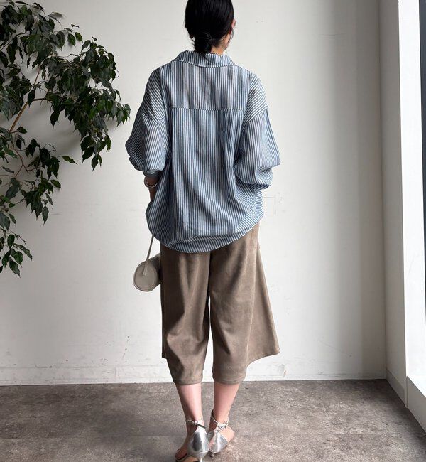  「フェイクスエードハーフパンツ」|チノ|