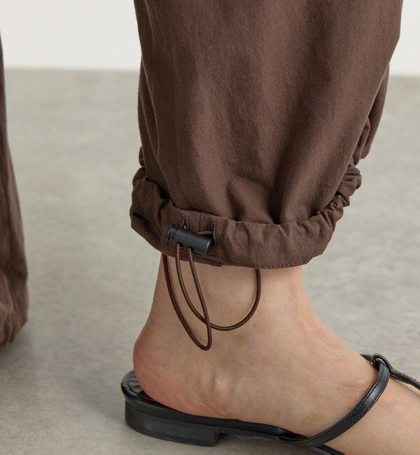  「【こなれ感抜群】ベルテッドワイドパンツ」|チノ|