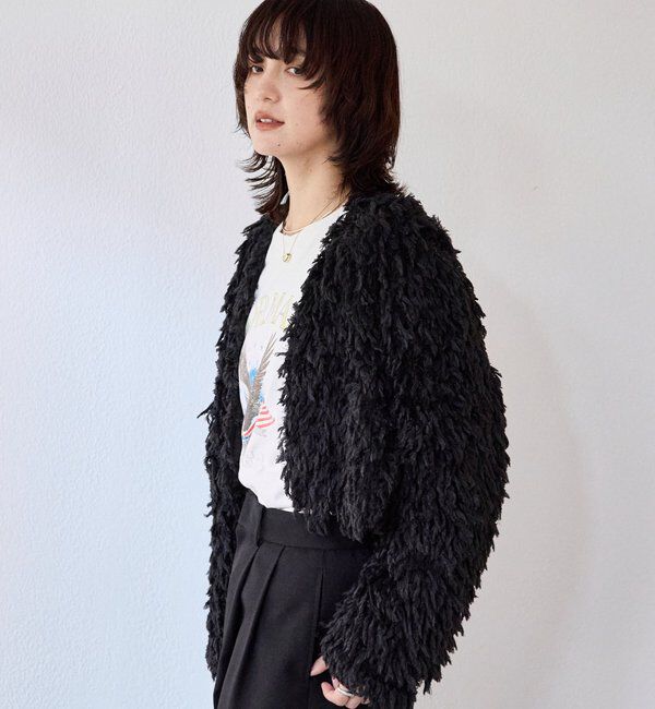  「【遊び心満載】フェザーショートジャケット」|その他|