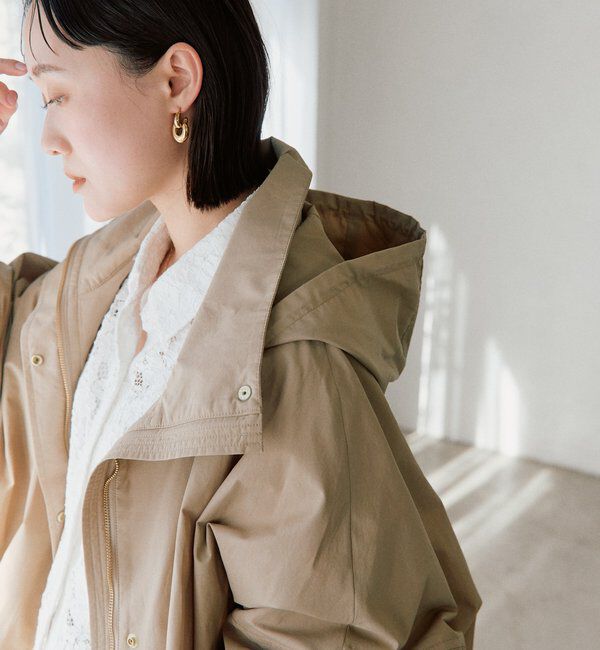  「予約【花粉ガード・撥水加工・UVカット機能】ドルマンフーディライトコート」|その他|