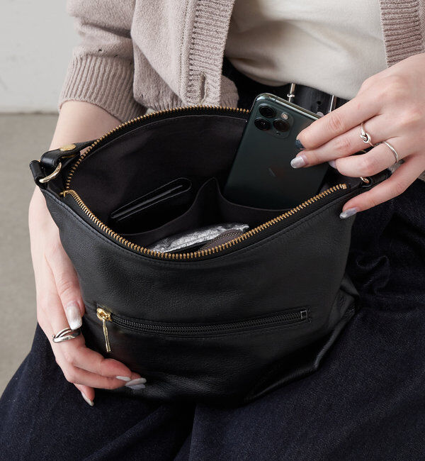  「ソフトレザーシンプルショルダーバッグ 」|ショルダー・メッセンジャー|