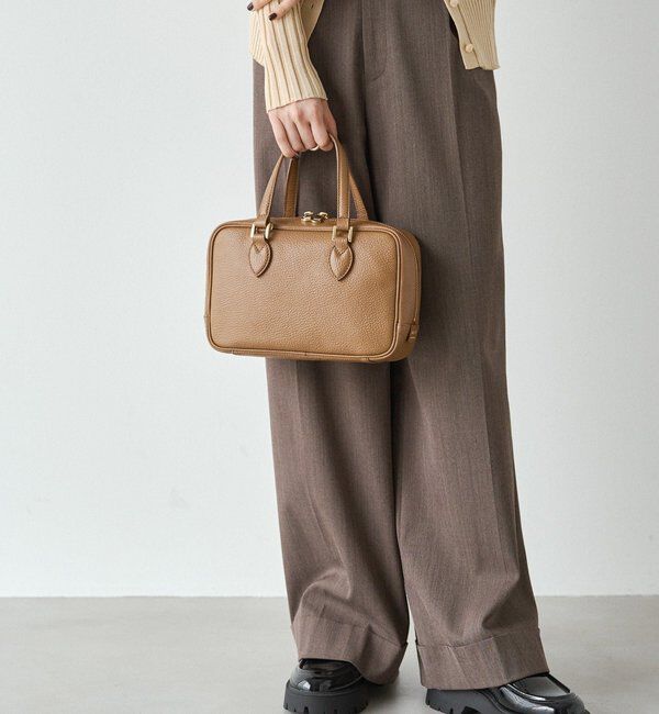  「レザー2WAYミニボストンバッグ」|ボストンバッグ|