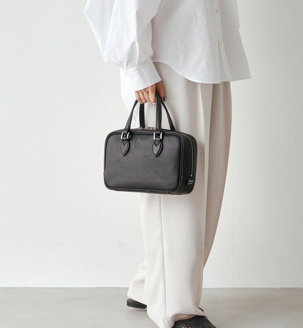  「レザー2WAYミニボストンバッグ」|ボストンバッグ|