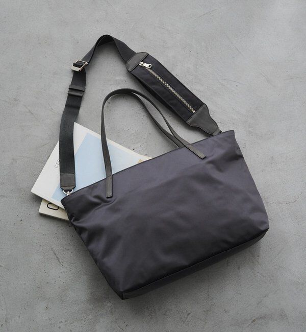  「クラウズナイロン2WAYトートバッグ」|トートバッグ|チャコールグレー