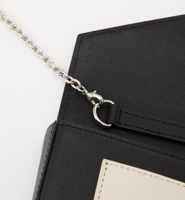  「【再値下げ】バイカラーレザーウォレットショルダー」|その他|