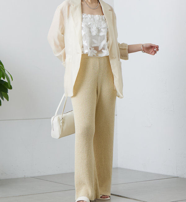  「シアーリーフビスチェ」|シャツ・ブラウス|