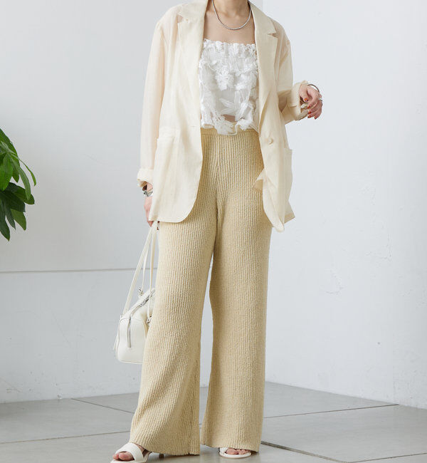  「シアーリーフビスチェ」|シャツ・ブラウス|