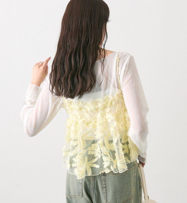  「シアーリーフビスチェ」|シャツ・ブラウス|