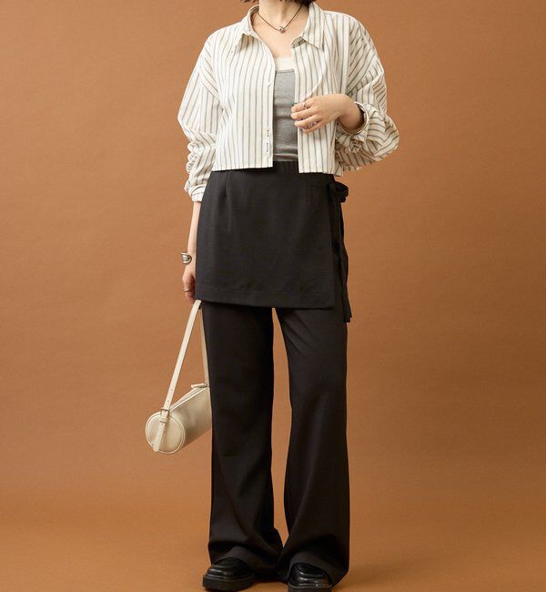  「ストライプショートシャツ」|シャツ・ブラウス|